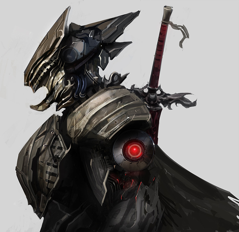 mychestpainwantsacigarette:  techknight by jnickblack 
