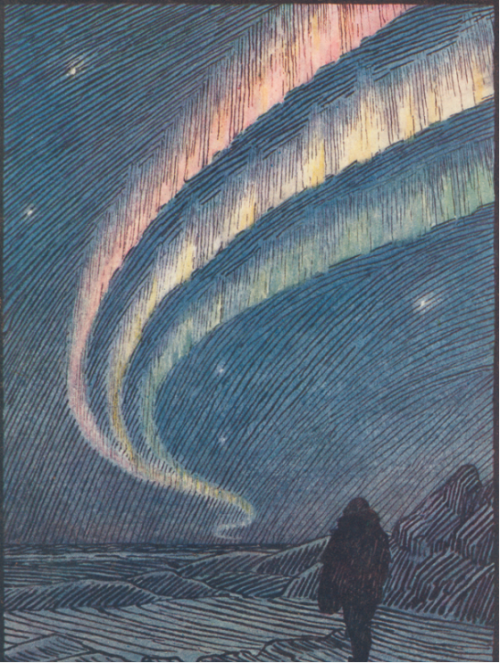 Fridtjof Nansen (Norwegian, 1861-1930, b. Store Frøen, Norway) - Frontispiece from In Northern Mists