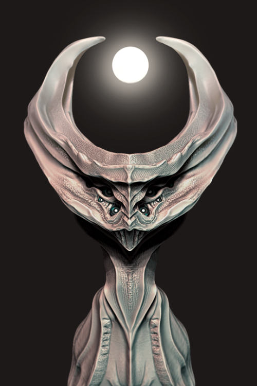 Done for an ‘alien race’ themed challenge!‘The Ray Eater’ . Still a little rough but I like the dire