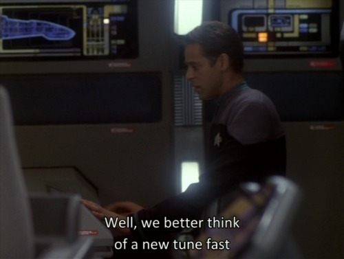 spockvarietyhour:Wonder how that song would go…That kind of sarcasm is why DS9 was so enjoyable to w