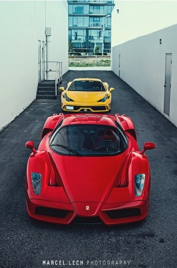 dreamer-garage:Ferrari Enzo x 458 Speciale