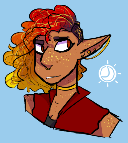 punksanddraws: Rehashed my Taako and Lup designs again despite not having listened to any taz in mon