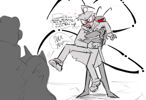 bamsara: Some drunken Dib doodles for a fic. Poor Zim has to deal with that lmao