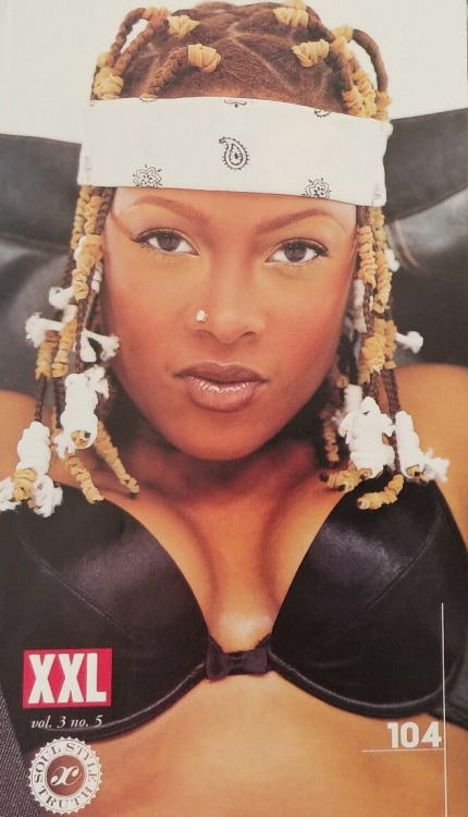 flyandfamousblackgirls:Da Brat in XXL Magazine (Oct 1999)