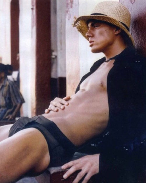 insatiablemancravings: Channing Tatum’s early modeling days - YUM!