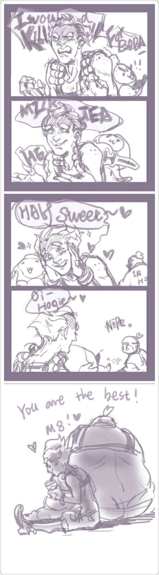 acekuso: Let Him drink milk tea !!!! (Smash the table  (Doodle after listening junkrat