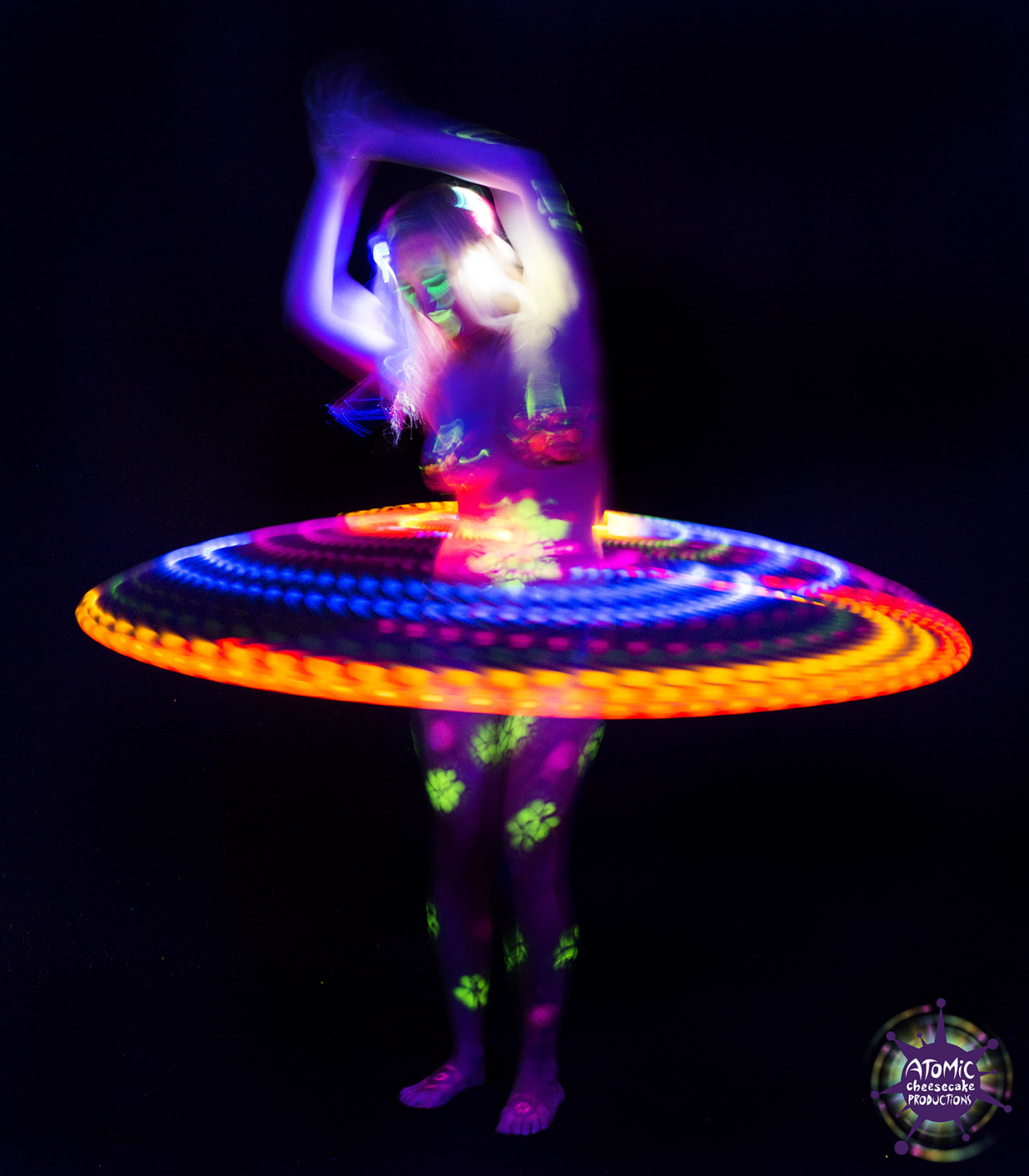 lindseywindfall:  Blacklight liquid latex &amp; light!Â   Photos By: Ryan Suits,