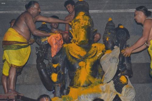 arjuna-vallabha:Abhiseka (sacred bath) of Sri Sri Bhu Varaha