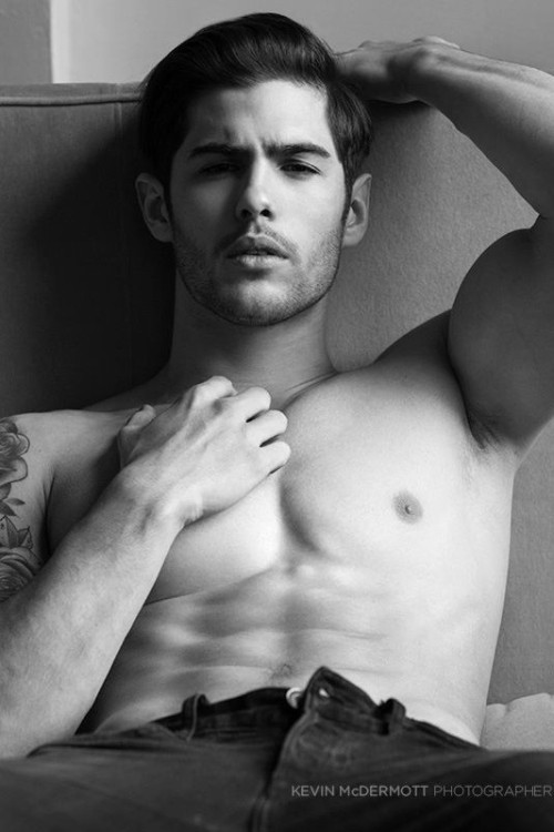 handsomemales:  rené grincourt by kevin mcdermott