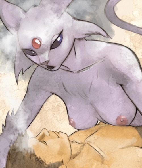 pervy-espeon:  Lovely request by generic-hentai-blog, Espeon! Also here’s a small flash I found in e621, it’s short but nice ^^ [Link] Enjoy as much as I do! ♥