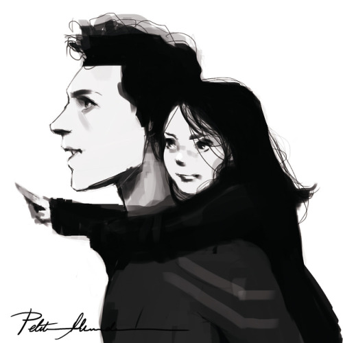Okay, Miss Stark. Where to? Peter Parker and Morgan Stark being siblings | More Endgame Sketches