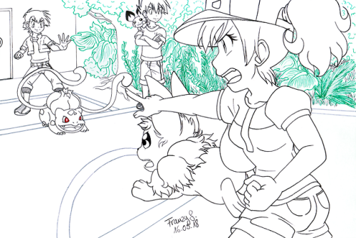 Pokeshipping Week 2018 – Day 6: Role ReversalPart 06: „The Gym Battle“After Brock taught her a lesso