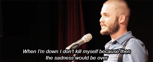 timebombkustoms:  chlorodream:  lady-of-redemption:  He did it. He actually managed to describe how it feels to live with depression and suicidal tendencies.  this is really, really important  This is pretty spot on  Un Novio Como El♥