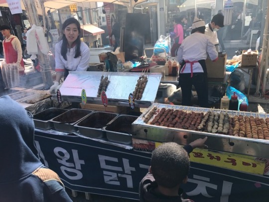 Itaewon Global Village Festival in Seoul. Lots of good food. 