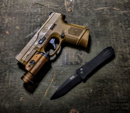 everydaycivilian: FDE Friday with the FNS-9C with Streamlight TLR-1HL