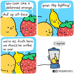 thesquarecomics:  Uniter of fruits