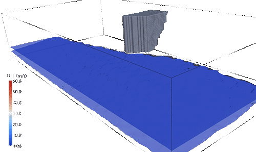 fruitsoftheweb:   Numerical simulation of the wave generated by the rock fall which