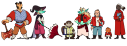 queenoftheantz:  I made a TAZ lineup! Of