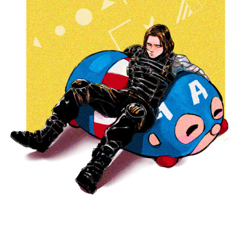 yi27:Winter soldier & Cap tsum