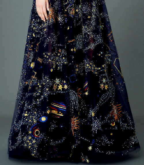 fashion-runways:  VALENTINO Pre-Fall 2015 — Galaxy details 