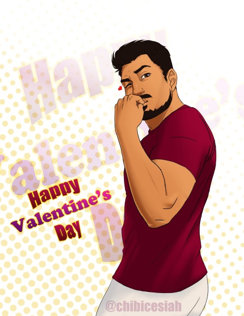 Happy Valentine's Day From Tenoch! I Know I'll Be Enjoying Wakanda Forever With A Glass Of Wine Tonight!