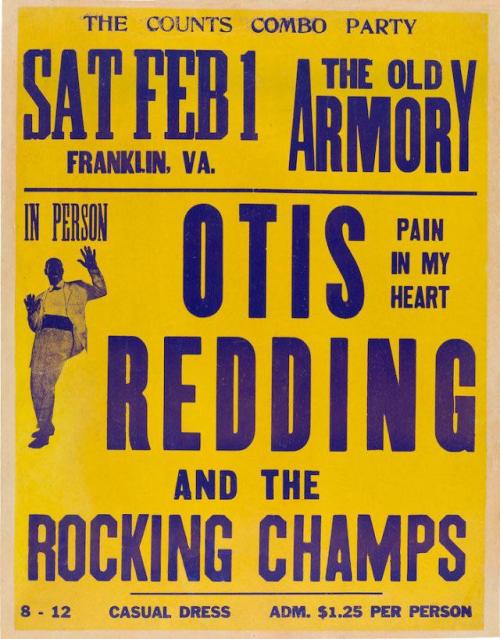 blondebrainpower:Otis Redding in Concert, February 1, 1964