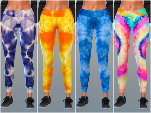Terry PantsNew colorful leggings for your sims. I hope you enjoy! All LODsTeen to elderHQ compatible