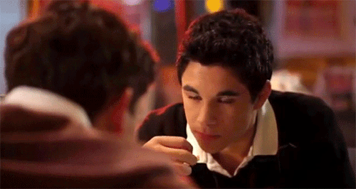 because-b:  Anton Ciurlia as Damien in Cappuccino (2010)(Also in Boys on Film 7: Bad Romance anthology) This straight fuckboy is playing a very dangerous game. Never joke about blowjobs. 