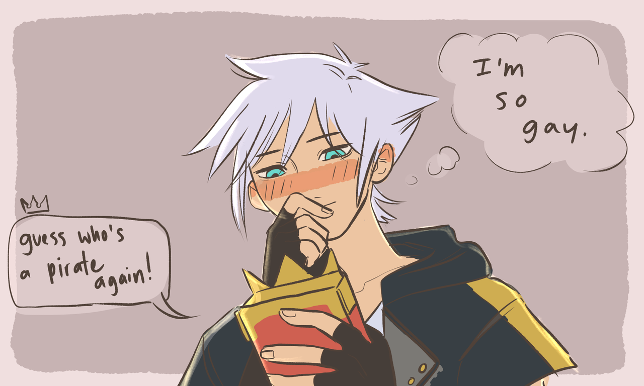 thepenguininspace:  Riku: “I’d let him plunder my b–”Mickey: “Riku, we