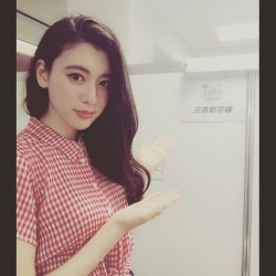 funkyfunx:  三吉彩花さんはInstagramを利用しています:「大変長らくお待たせいたしました(&gt;_