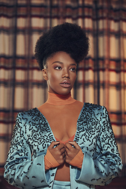 ellabalinska:Naomi Ackie photographed by Ramona Rosales for The New York Post (2019)