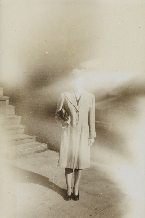 hauntedbystorytelling:Vintage snapshot, silver print, 1920’s-1950’s, collection of Peter J. Cohen / 