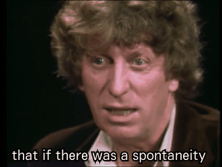heartinmyheadphones:i can’t tell where tom baker ends and the 4th doctor begins. love it.