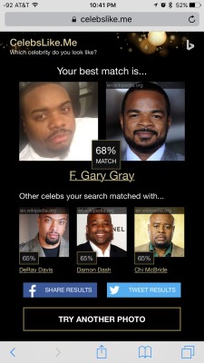 Pretty accurate, though no one is confusing me for DeRay lol