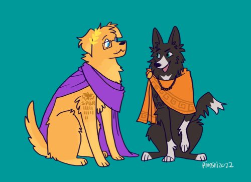 Percy Jackson characters but they’re furries <3