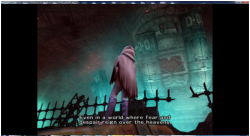 quartercirclejab:i like that Yuffie took the time to climb up there and was apparently just waiting 
