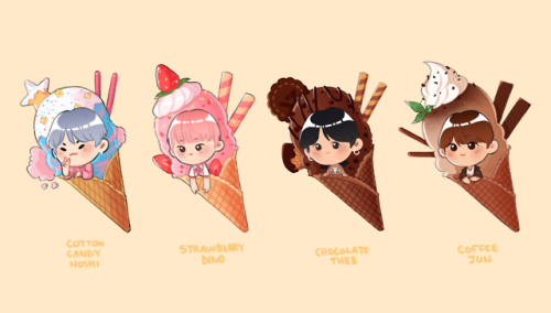 performance team ice cream, as according to hoshi! // twthip hop team / vocal team