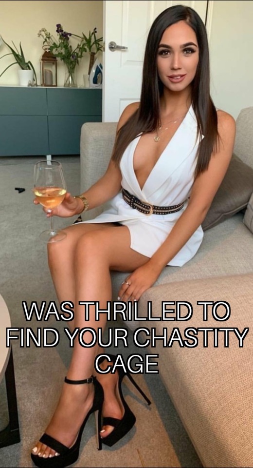 bratliketread:Now I know I don’t have to get you to love me and ask me to marry you.  I don’t even have to pretend to like you.  All I have to do is get you locked and stay that way.  Your free will gone you will do anything I say.  So let’s get