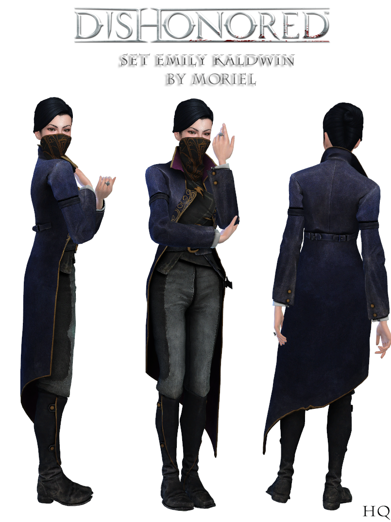 Dishonored Callista outfit, Moriel