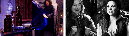 Rumple and Regina + parallels and similarities (requested by heddagab).BONUS of that awkward time th