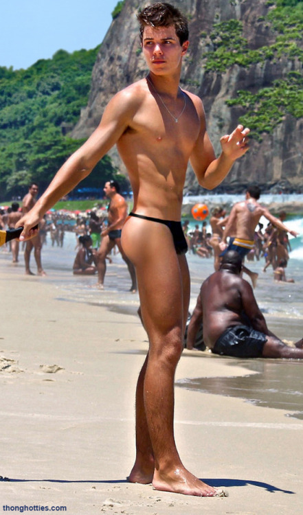bastianphilly:  Hot guy in a thong