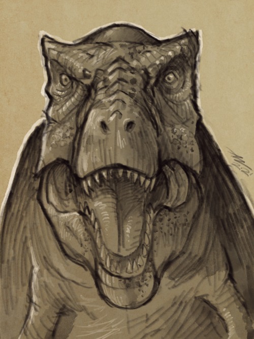 Hi there!Warm up sketch: T.Rex (30mins)