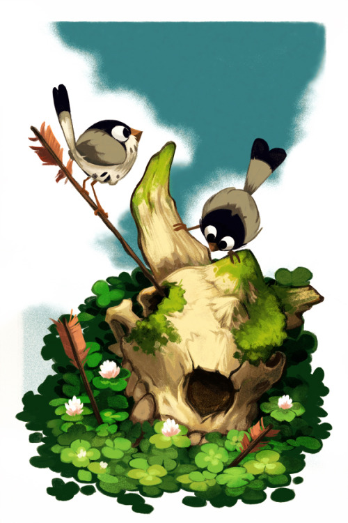 An old experiment in brush settings from last year&hellip; honestly, I only pulled this thing fr