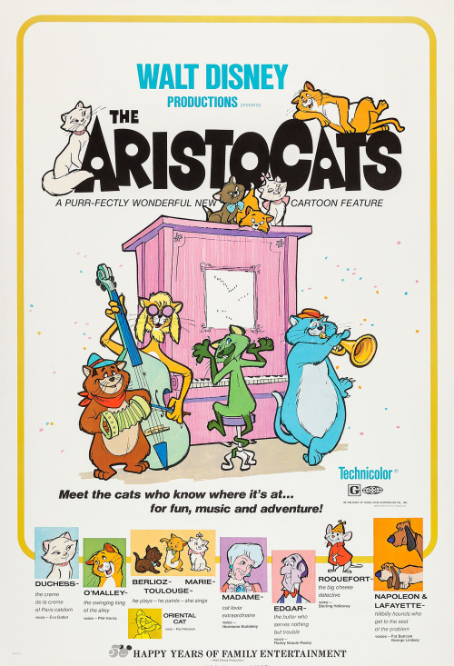 The Arisocats, (1970) directed by Wolfgang Reitherman United States 