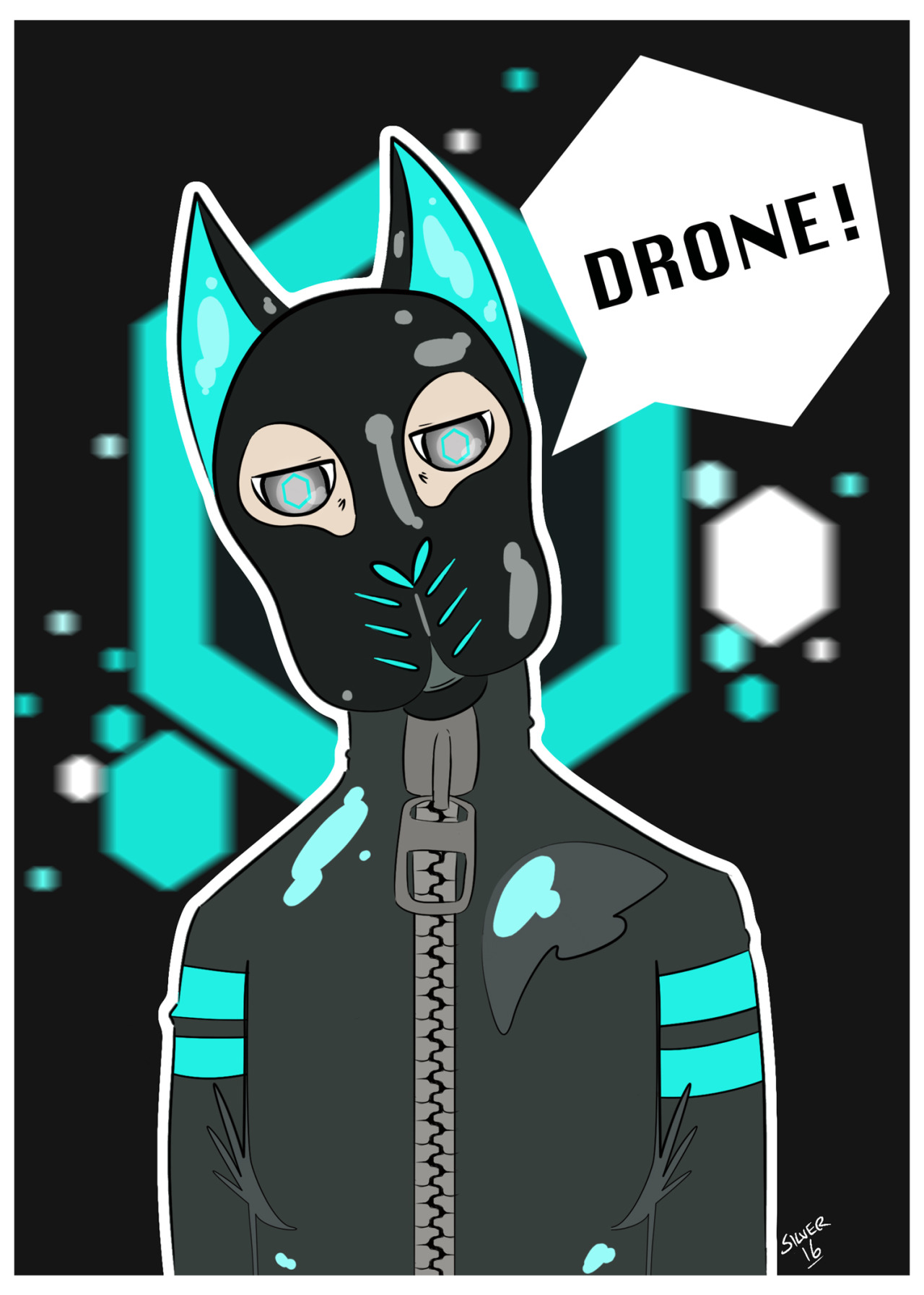 orangehares:  Drone!Pup must obey the Hive. Lil drawing of some obediant brainwashed