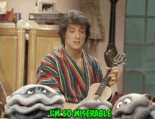 funny-humor-haha-blog: Happy as a clam.  The Muppet Show, “Sylvester Stallone” 