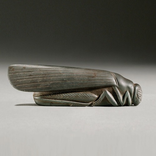 Babylonian Stone weight in the shape of a Grasshopper. Mesopotamia, 18th-17th Century BC. Material :