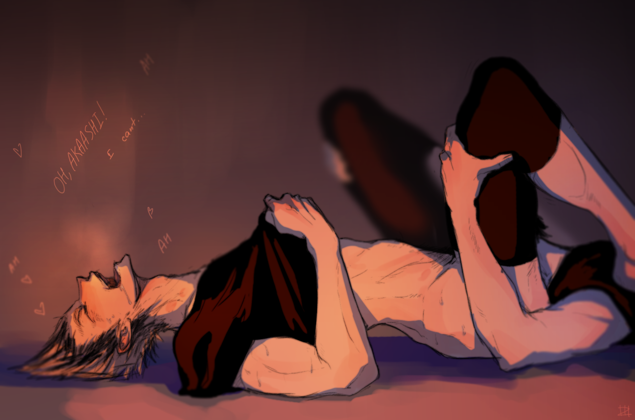 zerkwolf:  Suddenly wanted to draw BokuAka &gt;.&gt; I’m alive, sorry,
