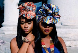 blackfashion: African head wraps. Embracing the African culture.