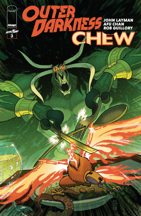  Outer Darkness/CHEW #3 crossover finale is out now! Please support your creators if you want them t